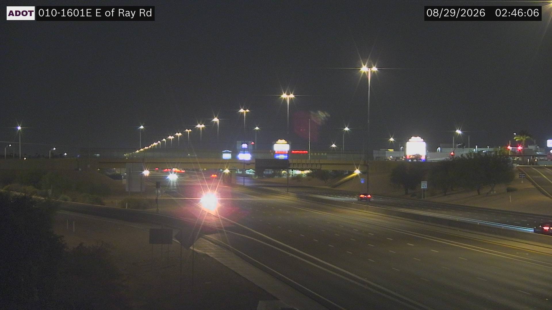 I-10 @E of Ray Rd live camera view