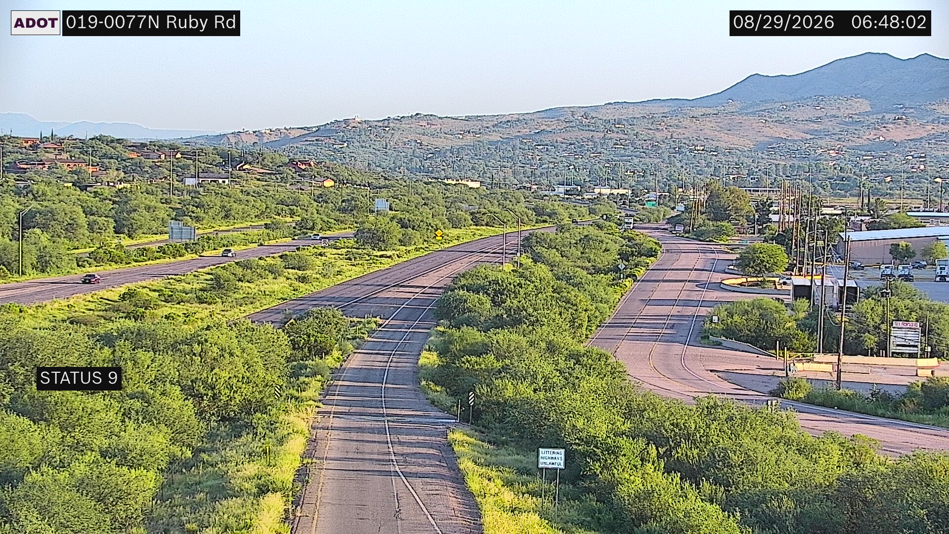 I-19 @Ruby Rd live camera view