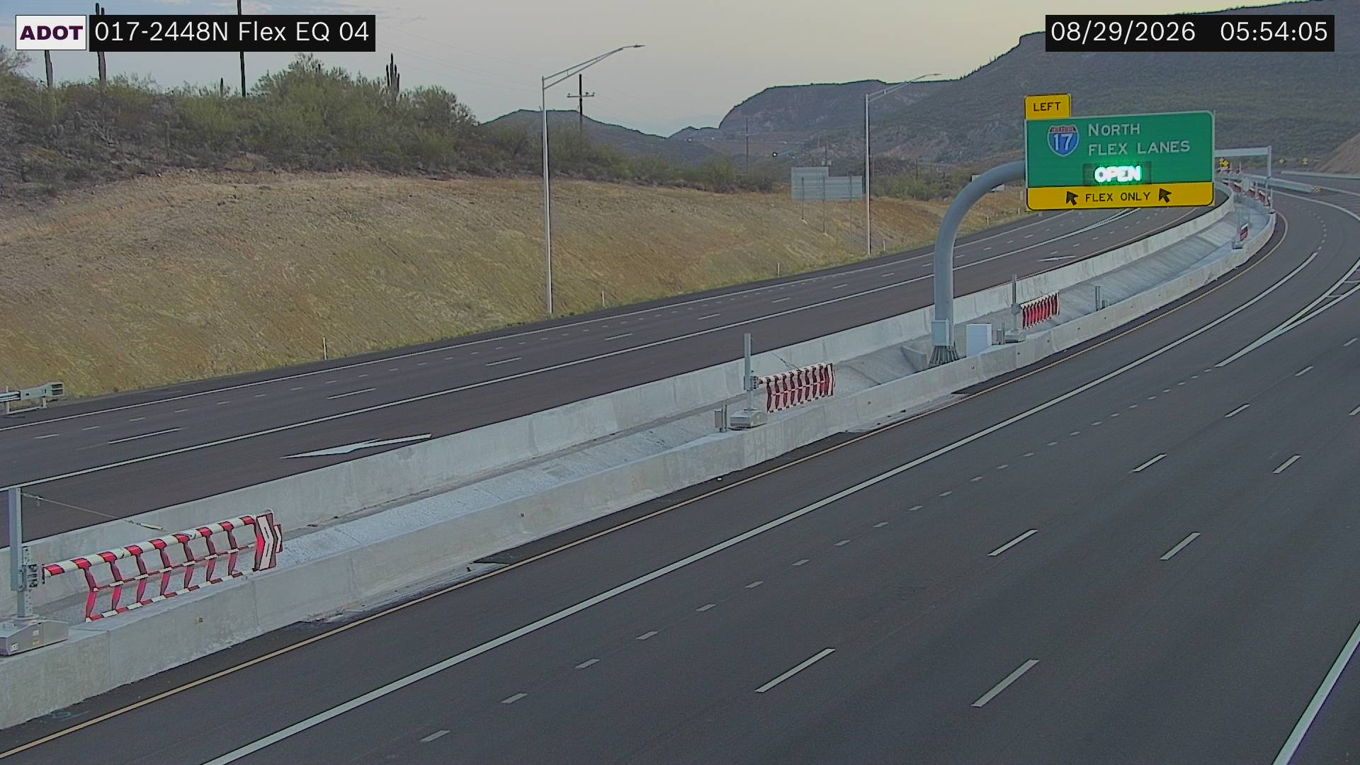 I-17 @Black Canyon City live camera view