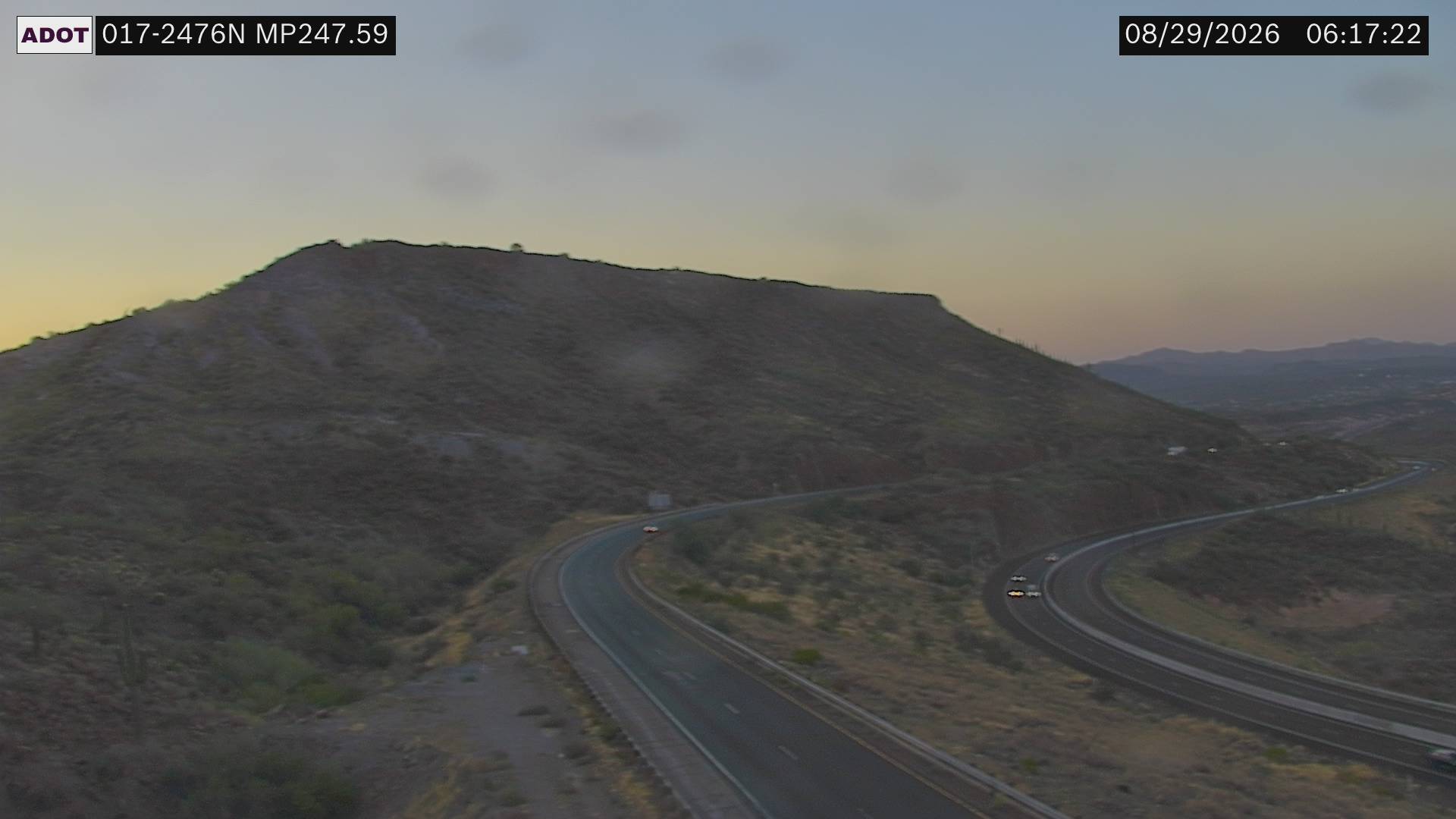 I-17 @Black Canyon City live camera view