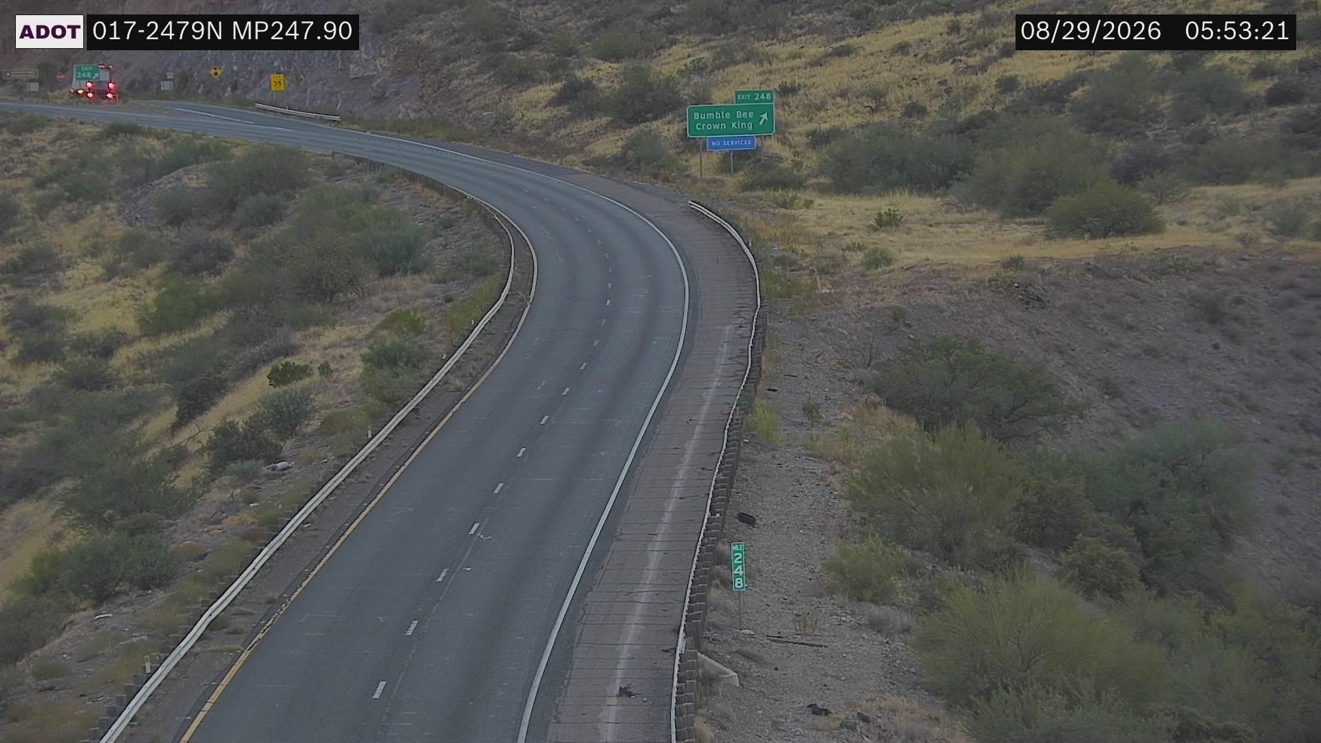 I-17 @Bumble Bee live camera view