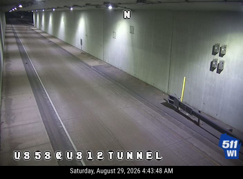 US 53 at US 12 Tunnel live camera view