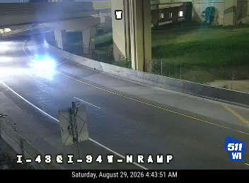I-43 at I-94 W-N Ramp live camera view