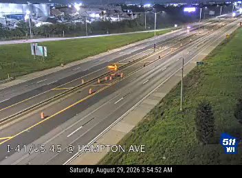 I-41/US 45 at Hampton Ave live camera view