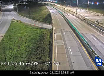 I-41/US 45 at Appleton Ave live camera view