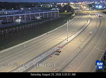 I-41/US 45 at Center St live camera view