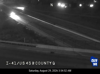 I-41/US 45 at County Q live camera view