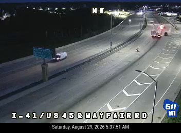 I-41/US 45 at Mayfair Rd live camera view