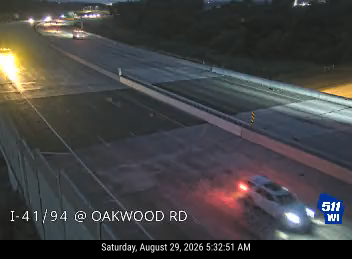 I-41/94 at Oakwood Rd live camera view