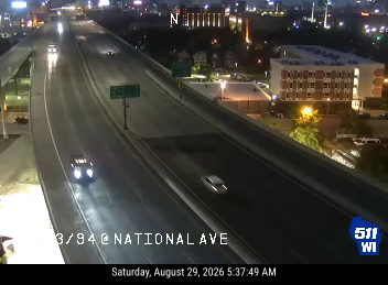 I-43/94 at National Ave live camera view