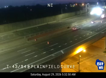 I-43/94 at Plainfield Curve live camera view