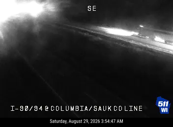 I-90/94 at Columbia-Sauk Line live camera view