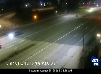 E Washington Ave at WIS 30 live camera view