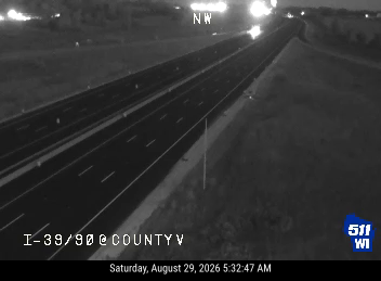 I-39/90/94 at County V live camera view