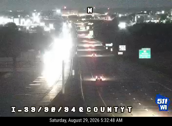 I-39/90/94 at County T live camera view
