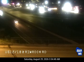 US 12/18 at Rimrock Rd live camera view