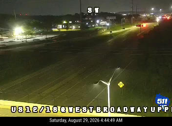 US 12/18 at West Broadway Upper live camera view