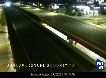 US 18/Verona Rd at County PD live camera view