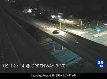 US 12/14 at Greenway Blvd live camera view
