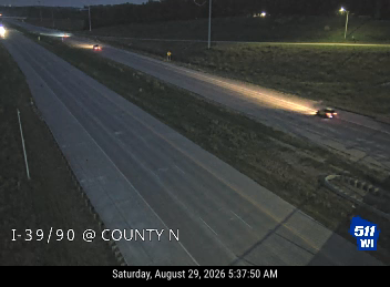 I-39/90 at County N live camera view