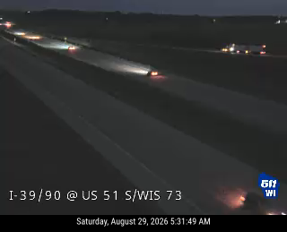 I-39/90 at US 51 S/WIS 73 live camera view