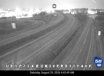 US 12/14 at University Ave live camera view