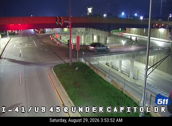 I-41/US 45 at Under Capitol Dr live camera view