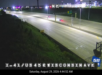 I-41/US 45 at Wisconsin Ave live camera view