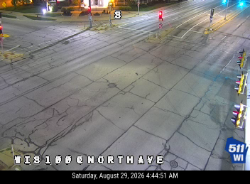 WIS 100 at North Ave live camera view