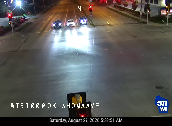 WIS 100 at Oklahoma Ave live camera view