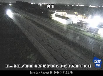 I-41/US 45 at Freistadt Rd live camera view