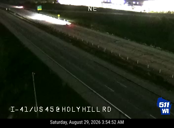 I-41/US 45 at Holy Hill Rd live camera view