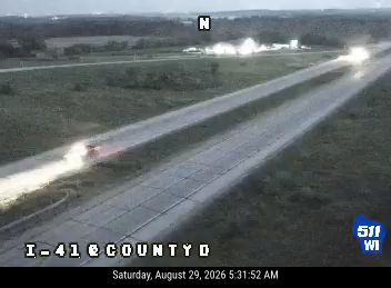 I-41 at County D live camera view