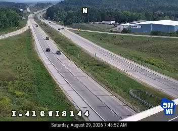 I-41 at WIS 144 live camera view
