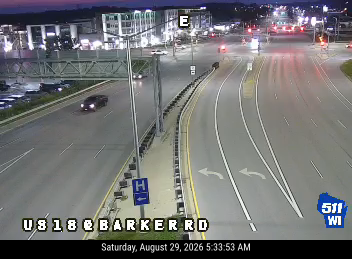 US 18 at Barker Rd live camera view