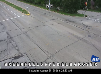 Greenfield Ave at Elm Grove Rd live camera view