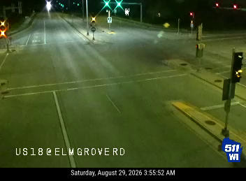 US 18 at Elm Grove Rd live camera view