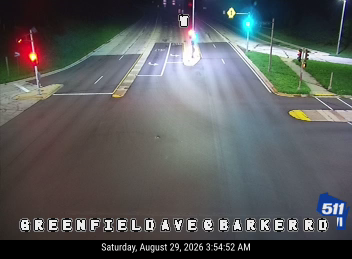 Greenfield Ave at Barker Rd live camera view