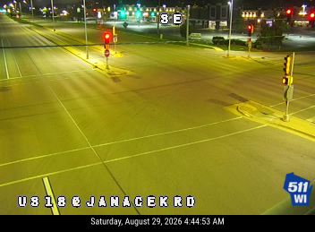 US 18 at Janacek Rd live camera view