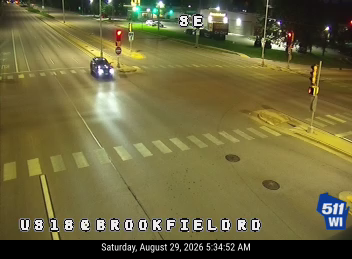 US 18 at Brookfield Rd live camera view