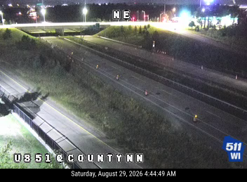 US 51 at County NN live camera view