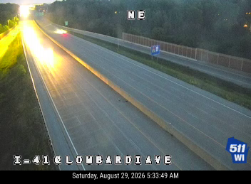 I-41 at Lombardi Ave live camera view