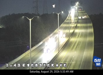 I-43 at Webster Ave live camera view