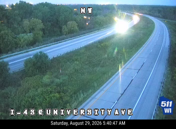 I-43 at University Ave live camera view