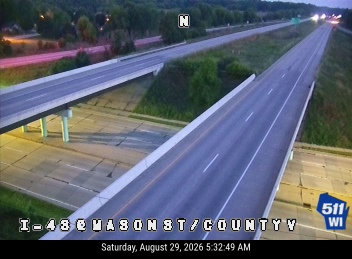 I-43 at Mason St/County V live camera view