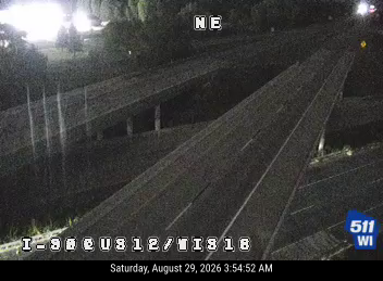 I-90 at US 12/WIS 16 live camera view