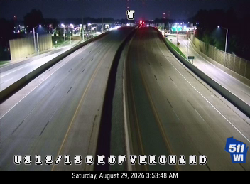 US 12/18 at E of Verona Rd (Flex) live camera view