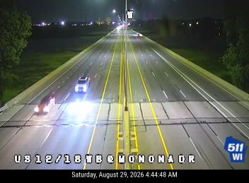 US 12/18 WB at Monona Dr (Flex) live camera view