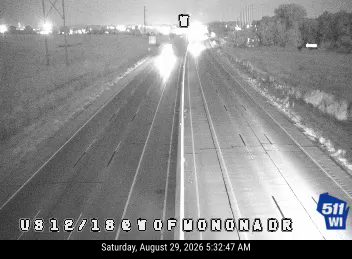 US 12/18 at W of Monona Dr (Flex) live camera view