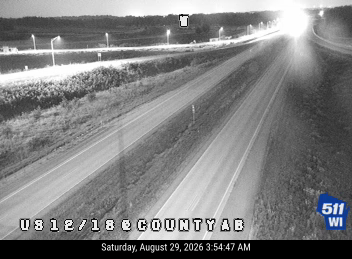 US 12/18 at County AB live camera view